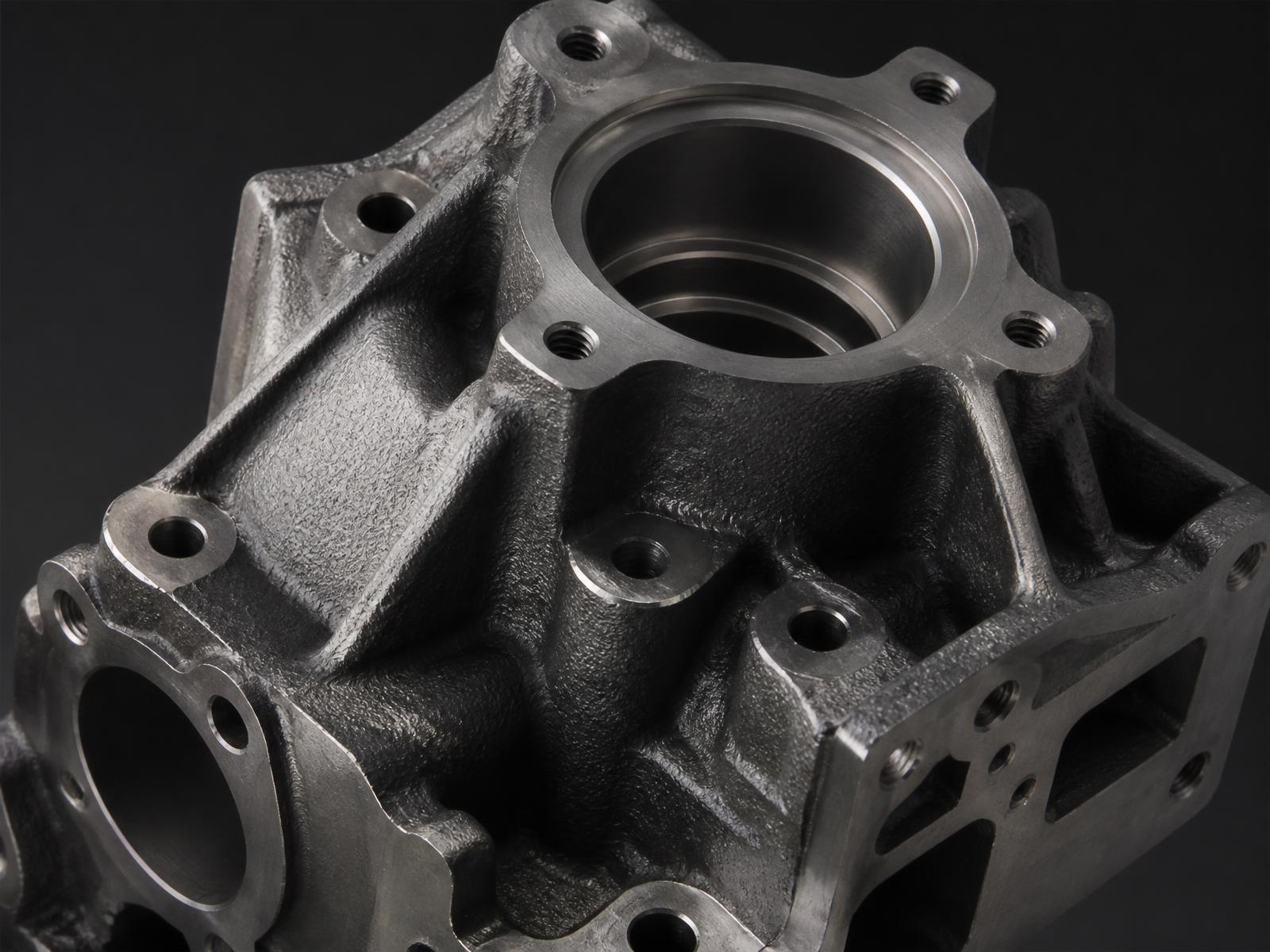 Machined cast component