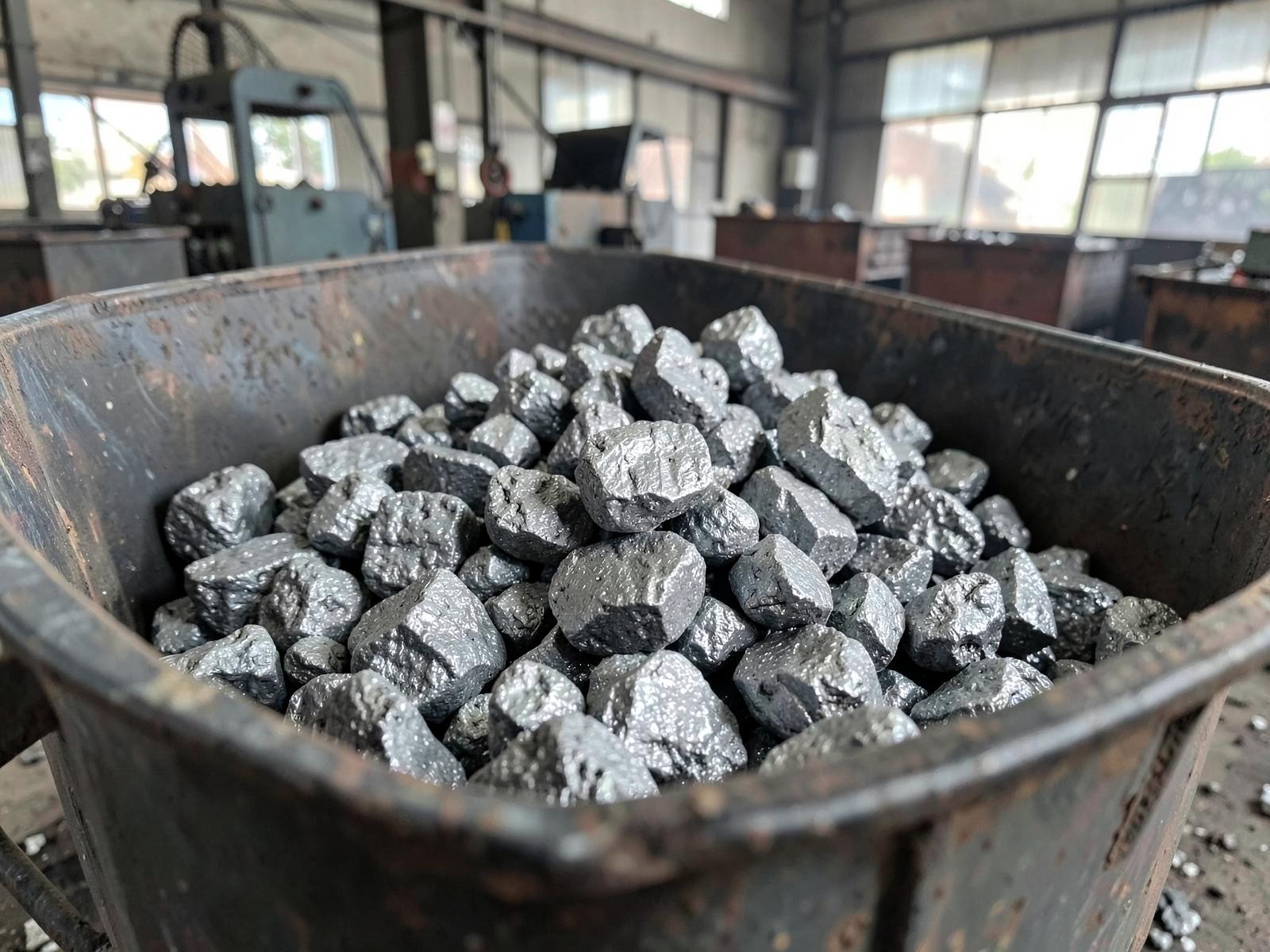 Ferrosilicon alloy lumps
